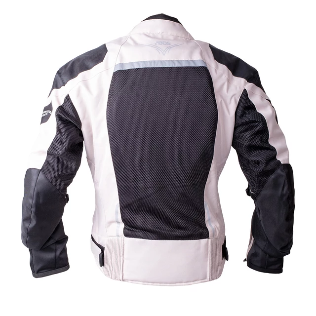 Women’s Summer Textile Motorcycle Jacket BOS Aylin - Silver Grey