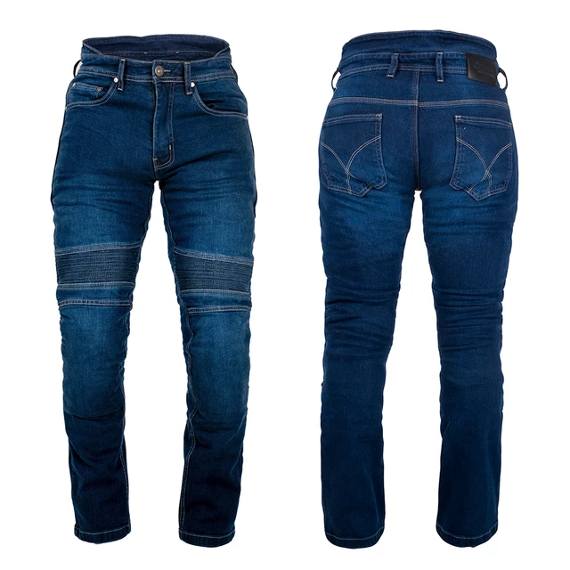 Men’s Motorcycle Jeans BOS Micas - Gray - Blue