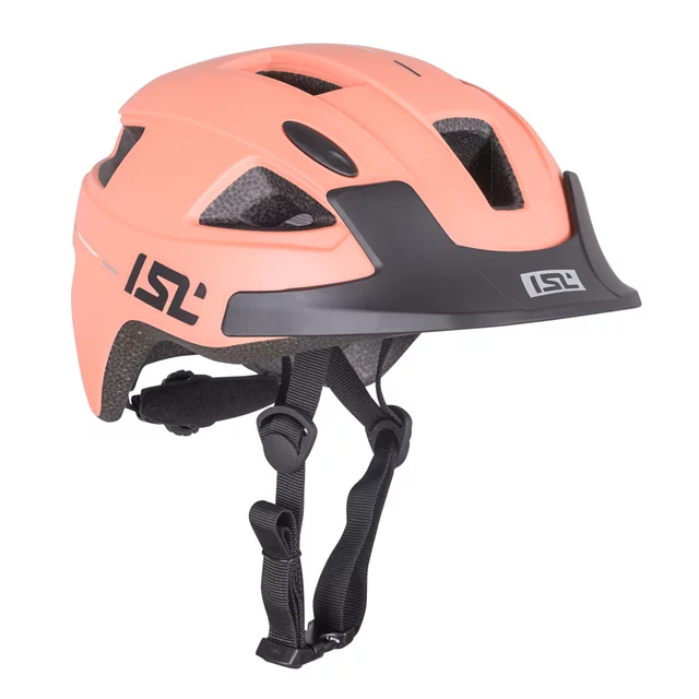 Children’s Bike Helmet w/ LED Light ISL Lumiro - Neon Yellow - Blush Pink