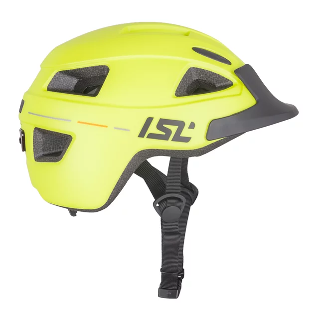 Children’s Bike Helmet w/ LED Light ISL Lumiro - Neon Yellow