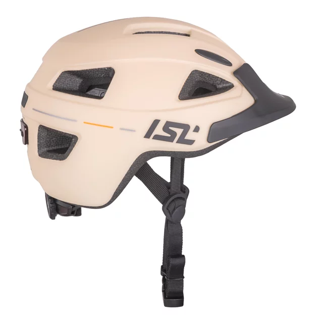 Children’s Bike Helmet w/ LED Light ISL Lumiro - Neon Yellow