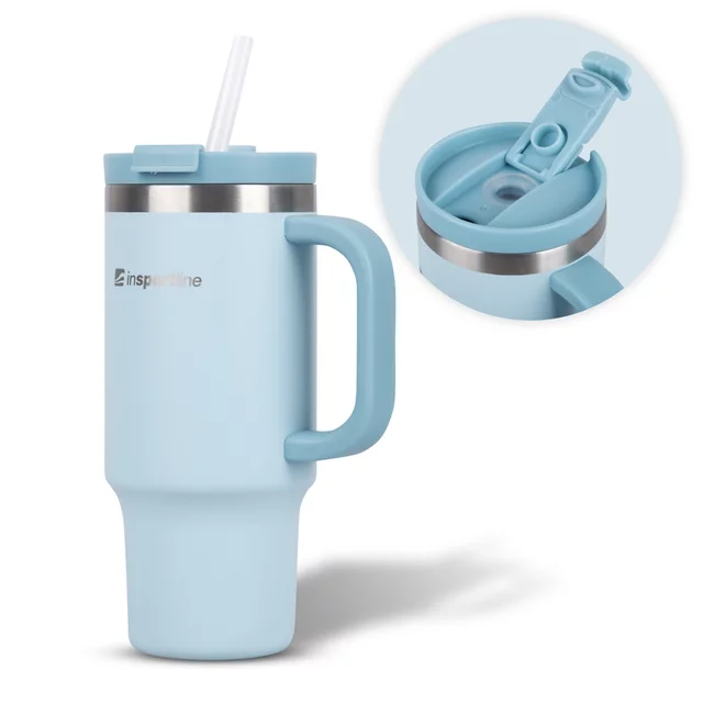 Insulated Tumbler inSPORTline Natticino 470 ml - Blue