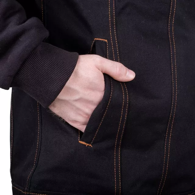 Motorcycle Jacket W-TEC Black Heart Reeftor - Black