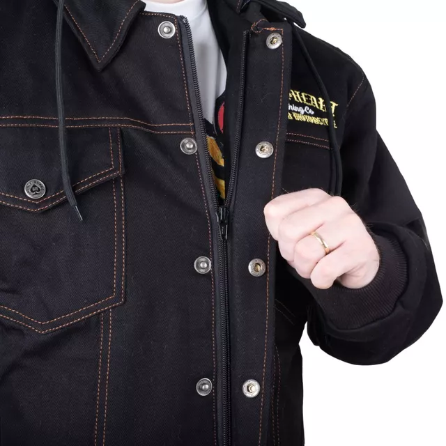 Motorcycle Jacket W-TEC Black Heart Reeftor - Black