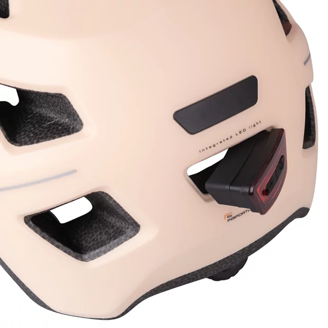 Children’s Bike Helmet w/ LED Light ISL Lumitto - Blush Pink