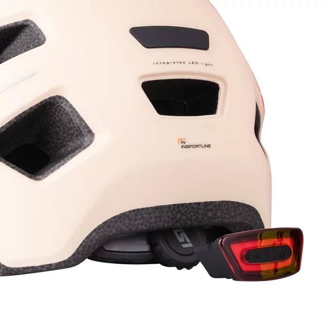 Children’s Bike Helmet w/ LED Light ISL Lumitto - Blush Pink