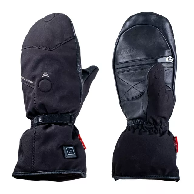 2-in-1 Heated Gloves W-TEC HEATflip 2 x 2,000 mAh - Black