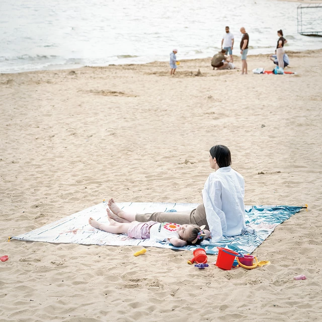 Picnic Blanket inSPORTline Maritino 208 x 197 cm - Ocean Life