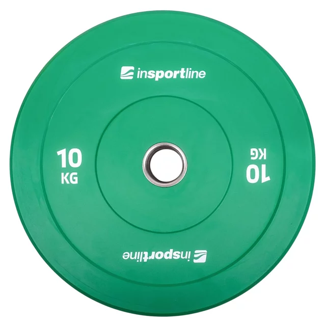 Rubber Weight Plate Set inSPORTline Bumper Plate Go 2 x 5-25 kg 50 mm