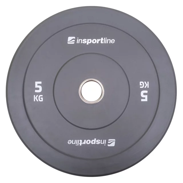 Rubber Weight Plate Set inSPORTline Bumper Plate Go 2 x 5-25 kg 50 mm