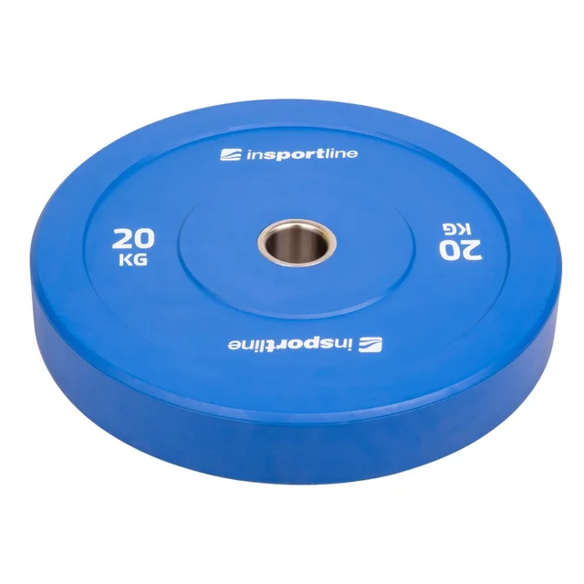 Rubber Weight Plate Set inSPORTline Bumper Plate Go 2 x 5-25 kg 50 mm