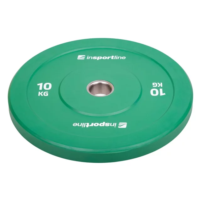 Rubber Weight Plate Set inSPORTline Bumper Plate Go 2 x 5-25 kg 50 mm