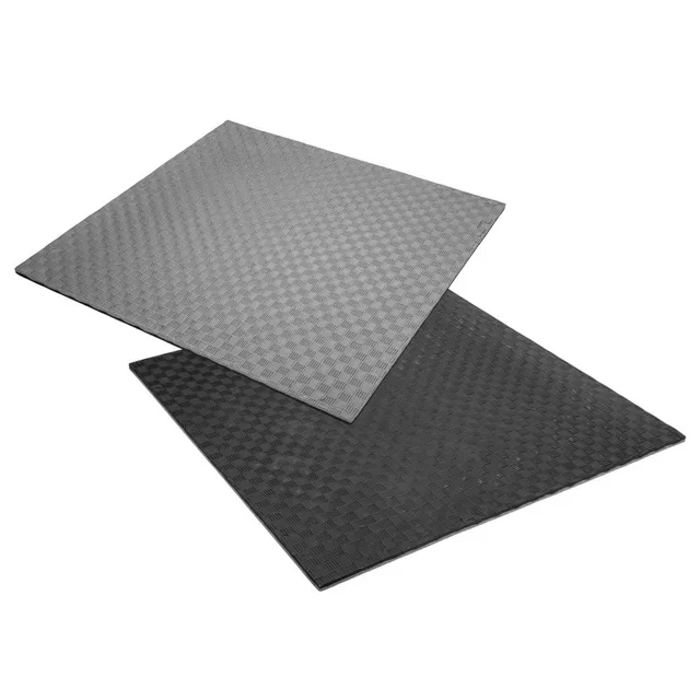 Tatami Puzzle Mat inSPORTline Sazegul 100 x 100 x 2 cm - mocha mousse-černá, vzor 5 proužků
