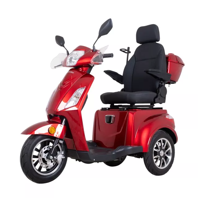 Three-Wheel Electric Scooter inSPORTline Zorica Deluxe w/ Electromagnetic Brake - Red