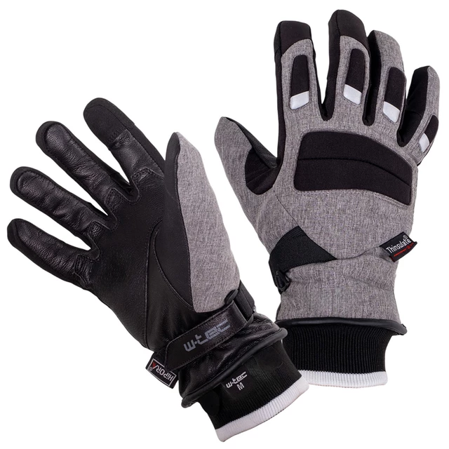 Motorcycle & Ski Gloves W-TEC Sabresul - Grey - Grey