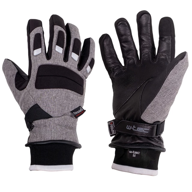 Motorcycle & Ski Gloves W-TEC Sabresul - Grey