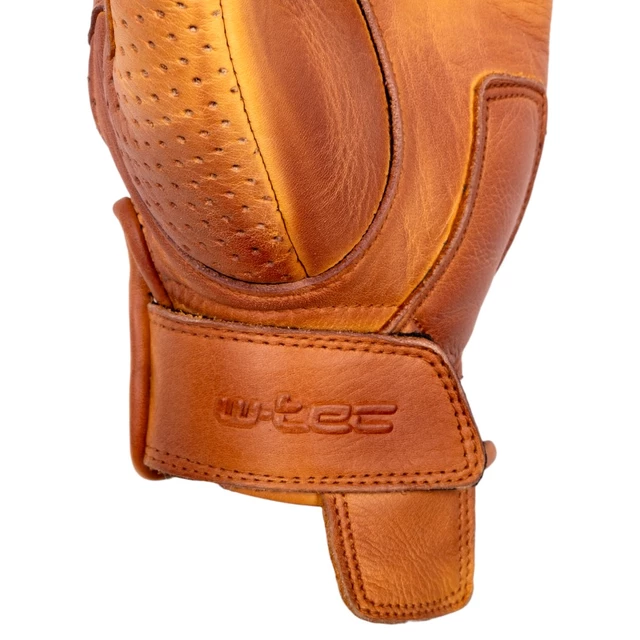 Leather Summer Motorcycle Gloves W-TEC Gatorrano - Brown