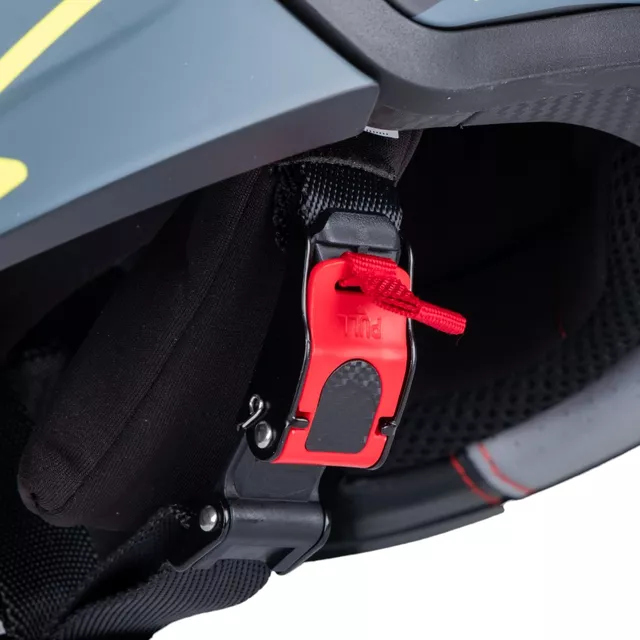 Modular Motorcycle Helmet W-TEC Badalone Graphic - matně černá-žlutá