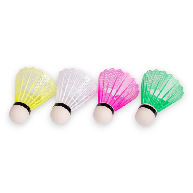 Badminton Shuttlecocks Spartan Neon 4 pcs