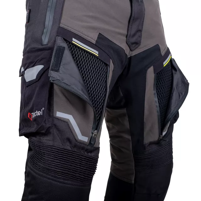 Motorcycle Pants W-TEC Daimick - Black-Grey