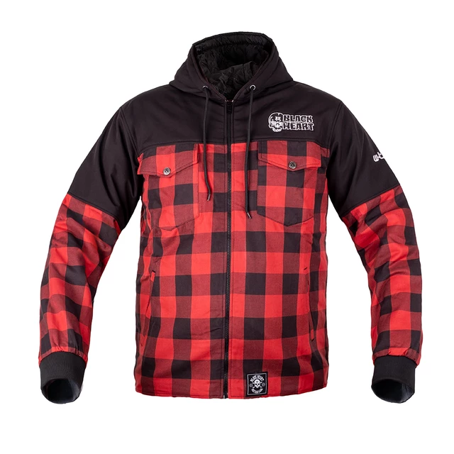 Softshell Jacket W-TEC Black Heart Rozzer - Red-Black - Red-Black