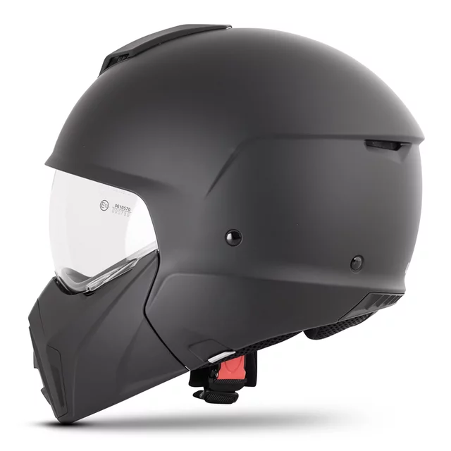 Modular Motorcycle Helmet W-TEC Satalone - Black Matt