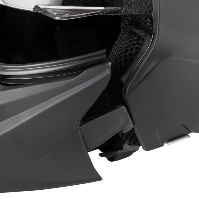 Modular Motorcycle Helmet W-TEC Satalone - Black Matt