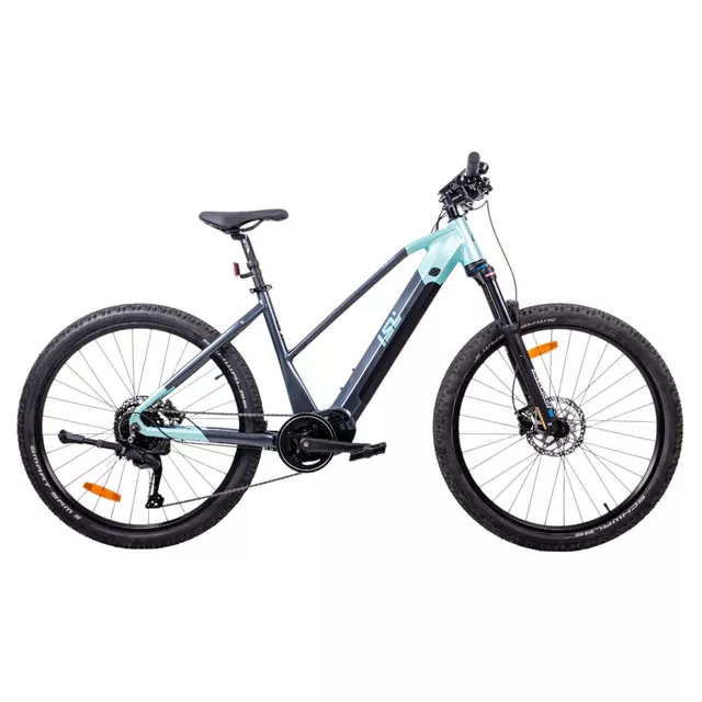 Women’s Mountain E-Bike inSPORTline ISL Asuki 630 Wh 27.5” – 2025 - Aqua Blue