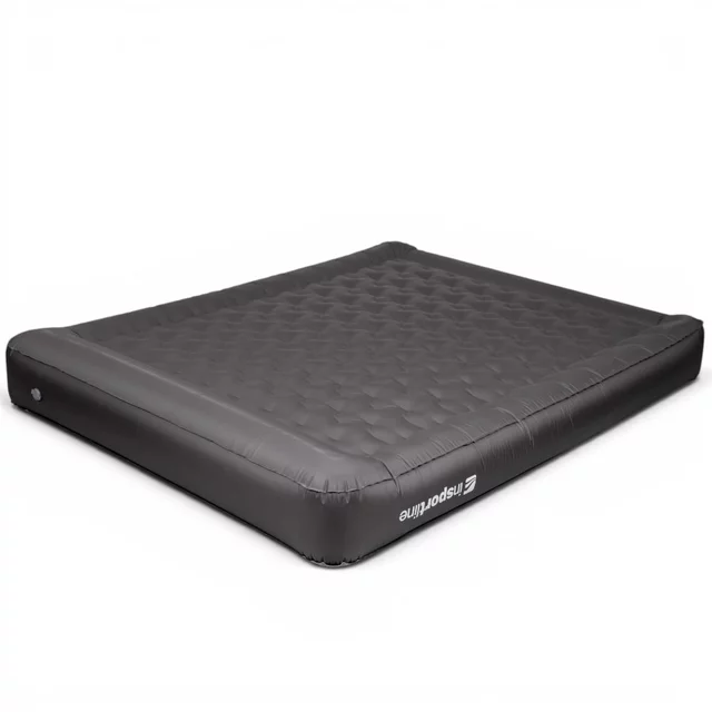 Double Inflatable Mattress inSPORTline Valkon Duo 192x151x22 cm with Built-in Electric Pump