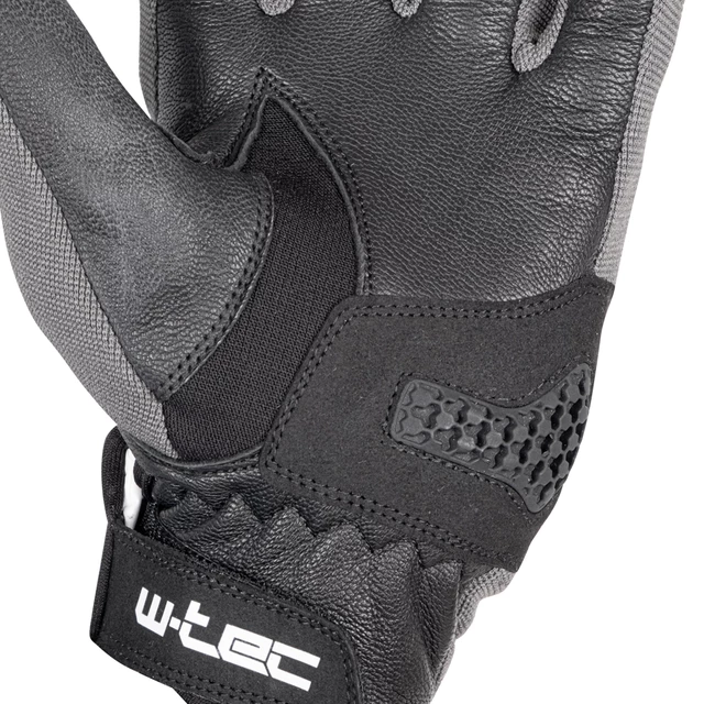 Summer Motorcycle Gloves W-TEC Groniko - Grey-Black
