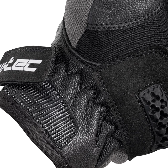 Summer Motorcycle Gloves W-TEC Groniko - Grey-Black