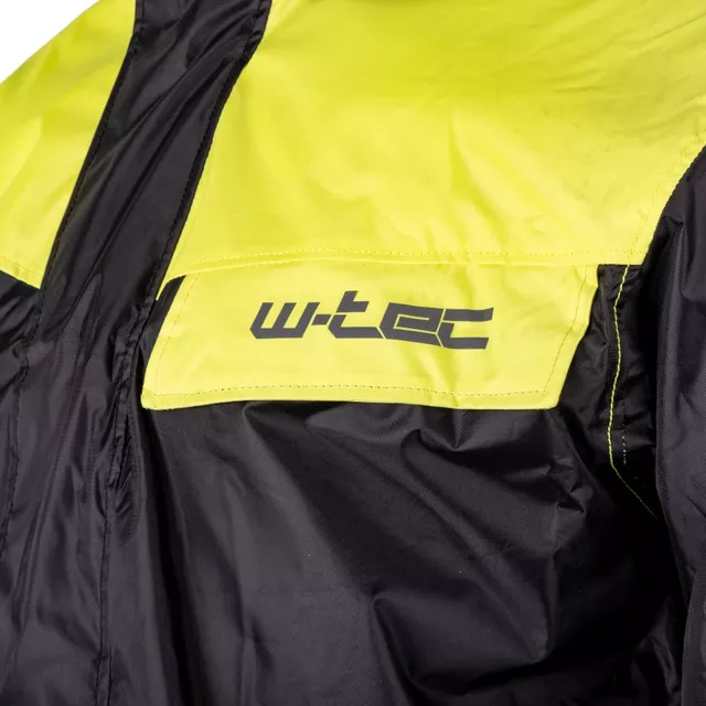 Motorcycle Rain Jacket W-TEC Igava – 2nd Quality - Black-Fluo Green