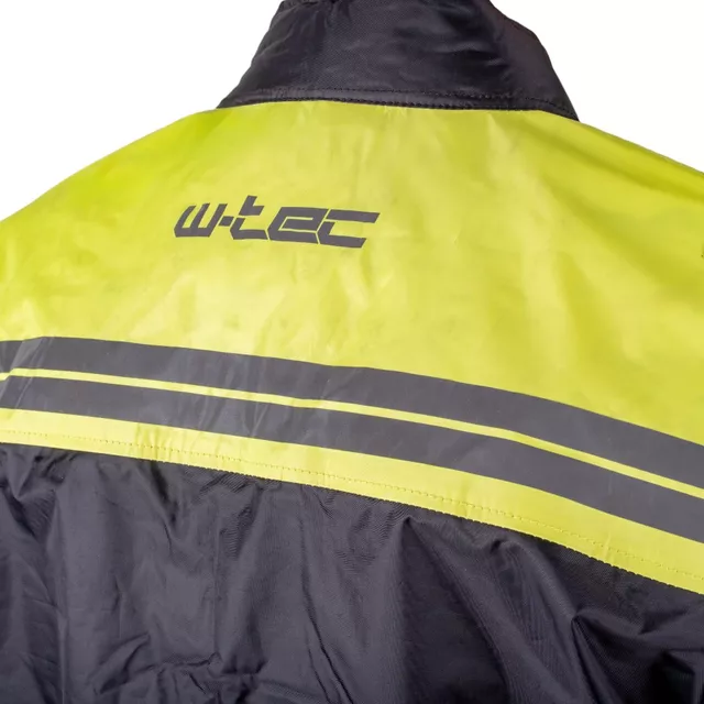 Motorcycle Rain Jacket W-TEC Igava – 2nd Quality - Black-Fluo Green