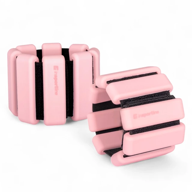 Adjustable Wrist/Ankle Weights inSPORTline Brace - Pink