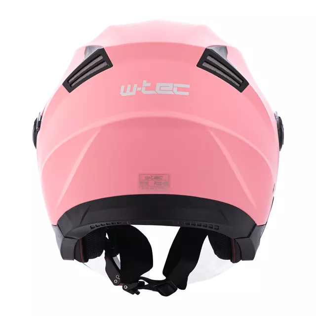 Open-Face Helmet W-TEC Barcela Carmesi - Pink