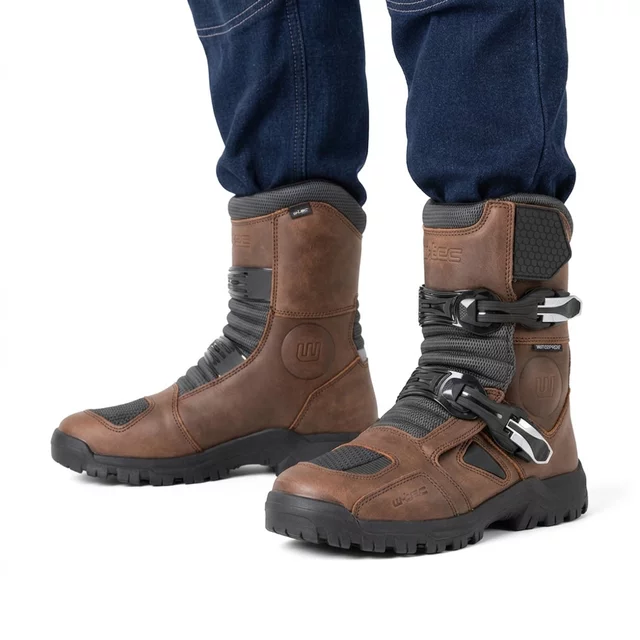 Motorcycle Boots W-TEC Lougamax CE - Black