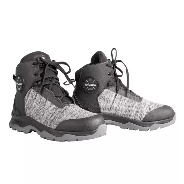 Motorcycle Shoes W-TEC Garavit - Black - Black