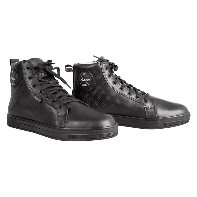 Motorcycle Shoes W-TEC Ravito - Black - Black