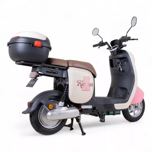 Electric Scooter Keren Beike 10” - Brown-Pink