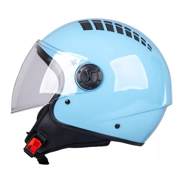 Open-Face Helmet W-TEC Baraldo Celeste