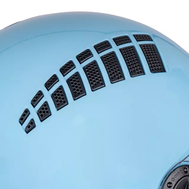 Open-Face Helmet W-TEC Baraldo Celeste