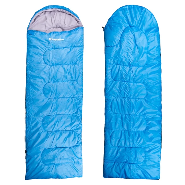 Blanket Sleeping Bag inSPORTline Arbaro - Green - Blue