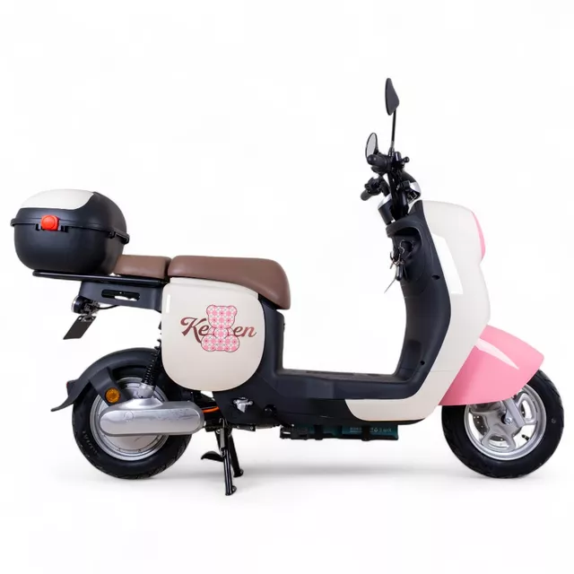 Electric Scooter Keren Beike 10” - Brown-Pink
