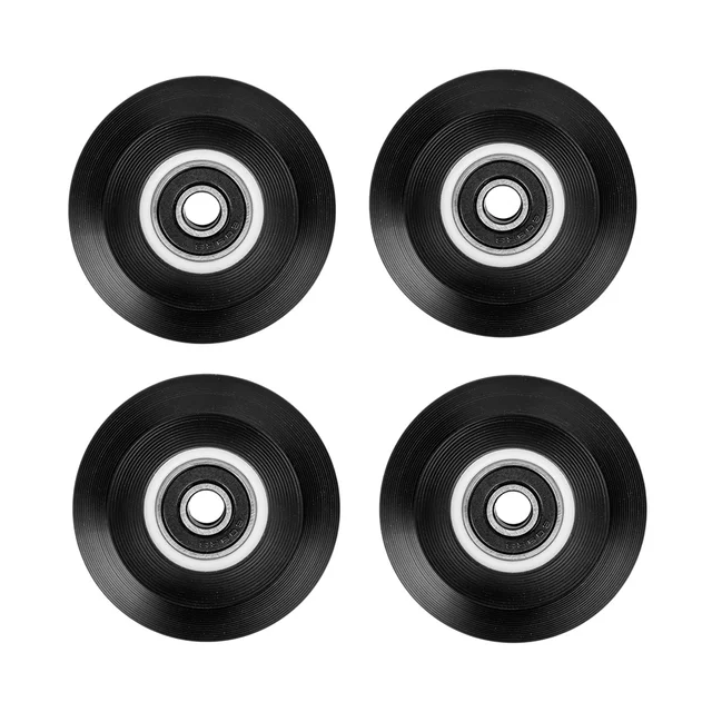 Replacement Platform Wheels for the inSPORTline Oquiler Pilates Reformer, 4-Piece Set (Vertical)
