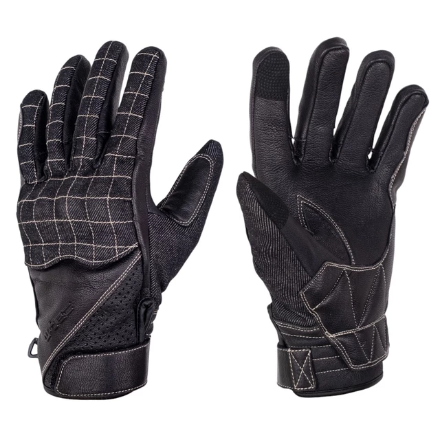 Summer Motorcycle Gloves W-TEC Honver - Black