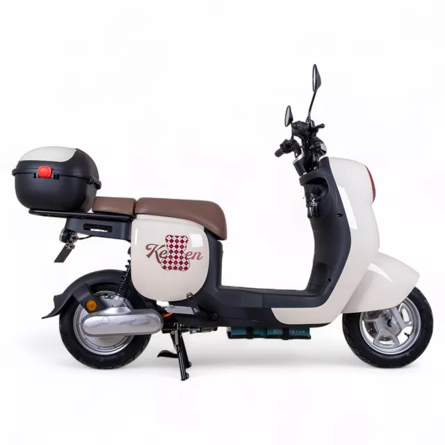 Electric Scooter Keren Beike 10” - Brown-Pink