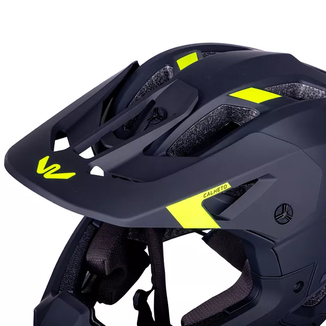Downhill Helmet W-TEC Calheto - Black Neon