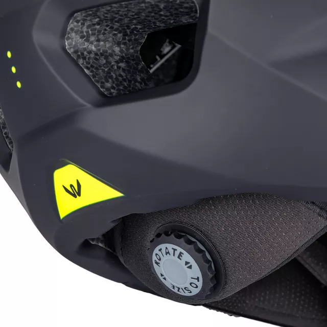 Downhill Helmet W-TEC Calheto - Black Neon