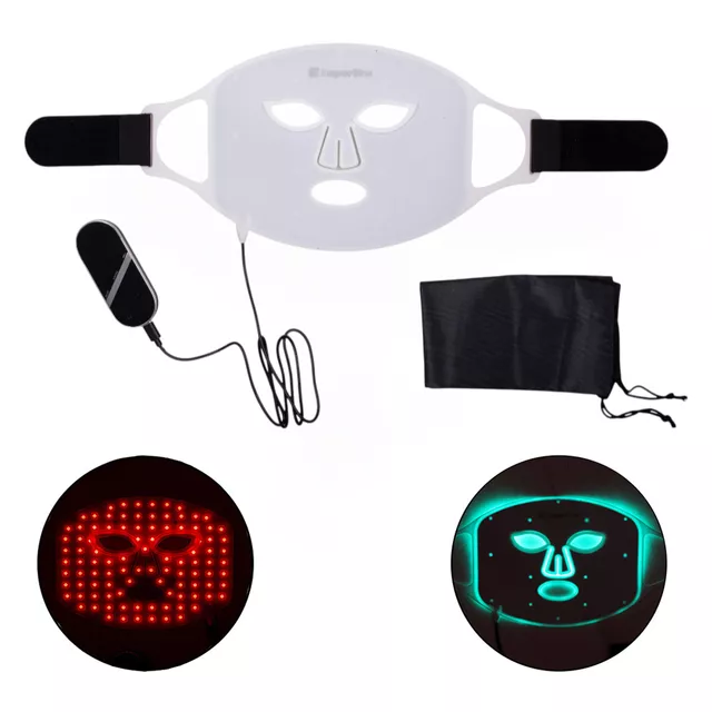 Rechargeable Silicone LED Light Therapy Mask inSPORTline Santorina