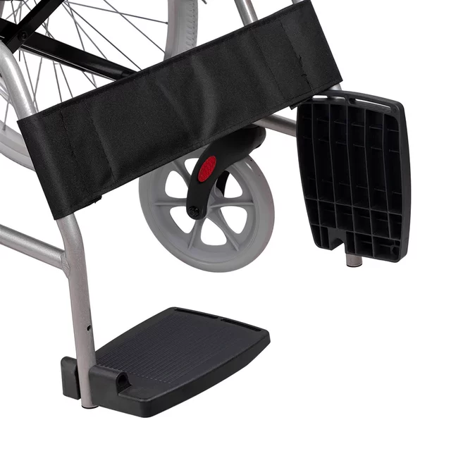 Lightweight Foldable Mechanical Wheelchair inSPORTline Jakesully w/ Light-Colored Wheels • 13 kg • Load Capacity up to 100 kg